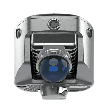 GPS Geodetic Hi-Target V700S SLAM RTK tampak belakang detail