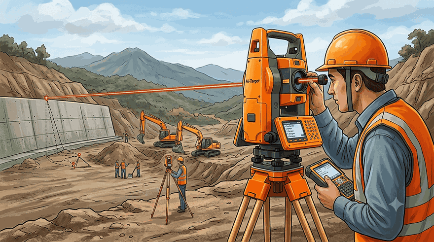 Reflectorless Total Station - Pengertian, Cara Kerja, Keunggulan