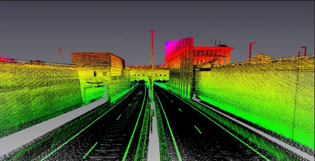 hasil pengolahan LiDAR - Software Hi-LiDAR