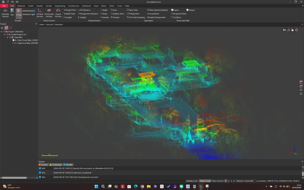 Pengolahan 3D di software Hi-LiDAR - Hi-Target Indonesia